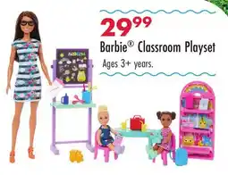 Boscov's Barbie Classroom Playset offer