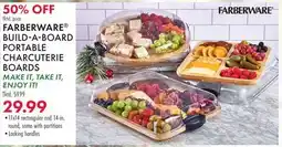 Boscov's FARBERWARE BUILD-A-BOARD PORTABLE CHARCUTERIE BOARDS offer