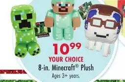 Boscov's 8-in. Minecraft Plush offer