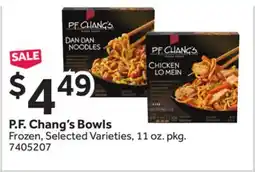 Stop&Shop P.F. Chang's Bowls offer