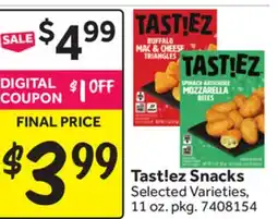 Stop&Shop Tast! ez Snacks offer