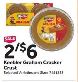 Stop&Shop Keebler Graham Cracker Crust offer