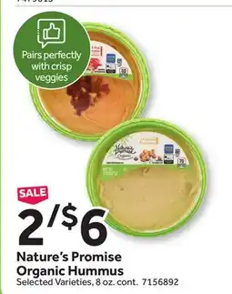 Stop&Shop Nature's Promise Organic Hummus offer