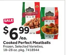 Stop&Shop Cooked Perfect Meatballs offer