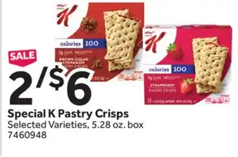 Stop&Shop Special K Pastry Crisps offer