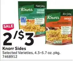Stop&Shop Knorr Sides offer