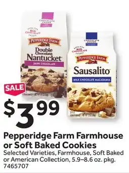 Stop&Shop Pepperidge Farm Farmhouse or Soft Baked Cookies offer