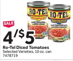Stop&Shop Ro-Tel Diced Tomatoes offer