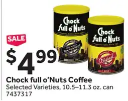 Stop&Shop Chock full o'Nuts Coffee offer