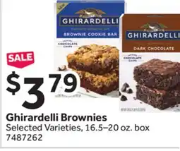 Stop&Shop Ghirardelli Brownies offer