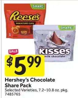 Stop&Shop Hershey's Chocolate Share Pack offer