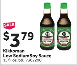 Stop&Shop Kikkoman Low SodiumSoy Sauce offer