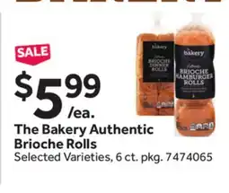 Stop&Shop The Bakery Authentic Brioche Rolls offer