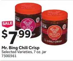 Stop&Shop Mr. Bing Chili Crisp offer
