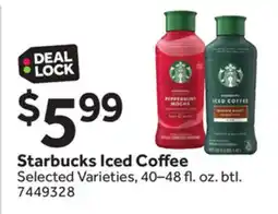 Stop&Shop Starbucks Iced Coffee offer