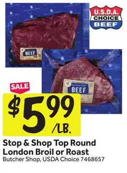 Stop&Shop Stop & Shop Top Round London Broil or Roast offer