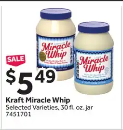 Stop&Shop Kraft Miracle Whip offer