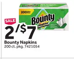 Stop&Shop Bounty Napkins offer