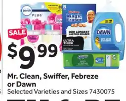 Stop&Shop Mr. Clean, Swiffer, Febreze or Dawn offer