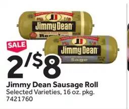 Stop&Shop Jimmy Dean Sausage Roll offer
