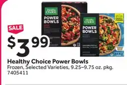 Stop&Shop Healthy Choice Power Bowls offer