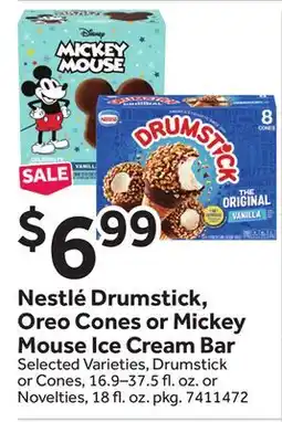 Stop&Shop Nestlé Drumstick, Oreo Cones or Mickey Mouse Ice Cream Bar offer