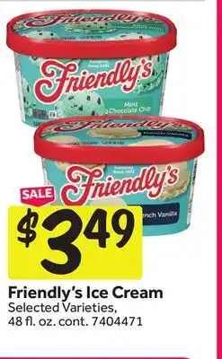 Stop&Shop Friendly's Ice Cream offer