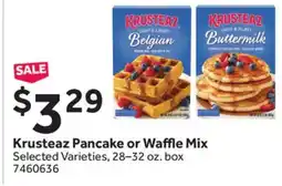 Stop&Shop Krusteaz Pancake or Wa e Mix offer