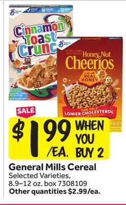 Stop&Shop General Mills Cereal offer