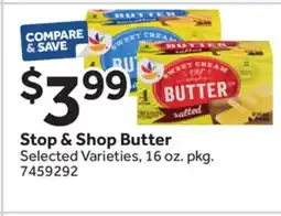 Stop&Shop Stop & Shop Butter offer