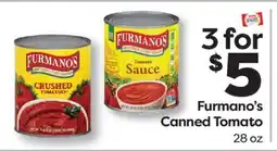 Weis Markets Furmano's Canned Tomato offer
