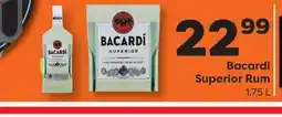 Weis Markets Bacardi Superior Rum offer