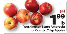 Weis Markets Washington State Ambrosia or Cosmic Crisp Apples offer