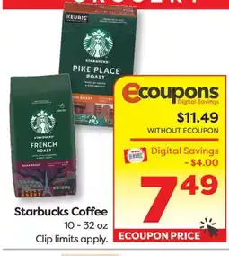 Weis Markets Starbucks Coffee offer