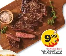 Weis Markets Boneless New York Strip Steaks offer