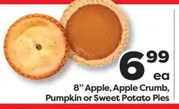 Weis Markets 8 Apple, Apple Crumb, Pumpkin or Sweet Potato Pies offer
