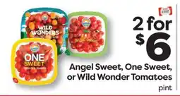Weis Markets Angel Sweet, One Sweet, or Wild Wonder Tomatoes offer