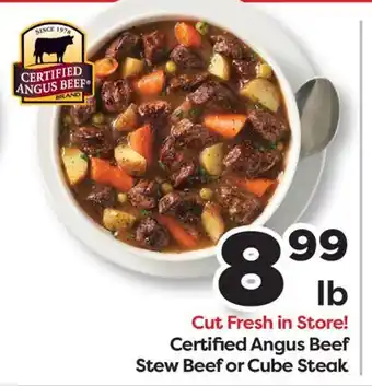 Weis Markets Certified Angus Beef Stew Beef or Cube Steak offer