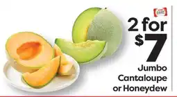 Weis Markets Jumbo Cantaloupe or Honeydew offer