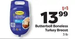 Weis Markets Butterball Boneless Turkey Breast offer