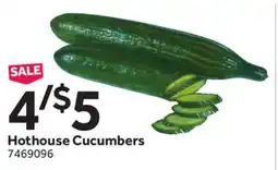 Stop&Shop Hothouse Cucumbers offer