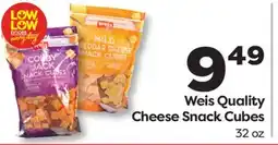 Weis Markets Weis Quality Cheese Snack Cubes offer