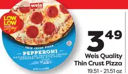 Weis Markets Weis Quality Thin Crust Pizza offer