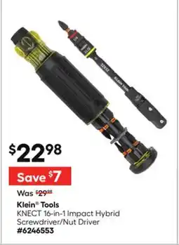 Lowe's Tools KNECT 16-in-1 Impact Hybrid Screwdriver/Nut Driver offer