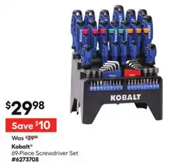 Lowe's 69-Piece Screwdriver Set offer