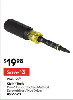 Lowe's 11-in-1 Impact Rated Multi-Bit Screwdriver / Nut Driver offer