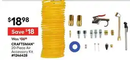 Lowe's 20-Piece Air Accessory Kit offer