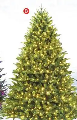 Lowe's Holiday Living 7.5-ft Everett Grand Pre-Lit Artificial Christmas Tree with Color Changing LED Lights offer
