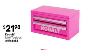 Lowe's Mini Toolbox offer