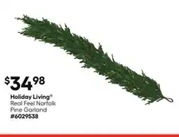 Lowe's Holiday Living Real Feel Norfolk Pine Garland offer